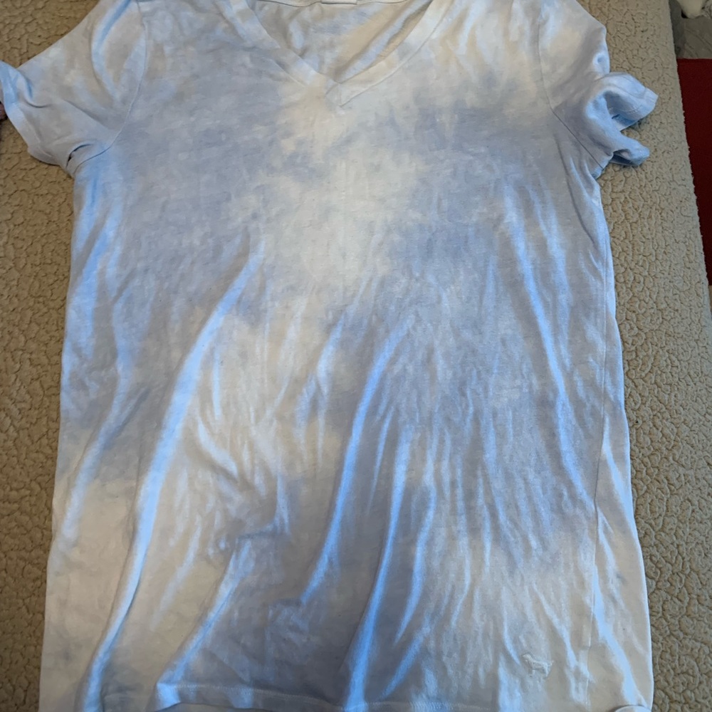 Pink tie dyed t shirt